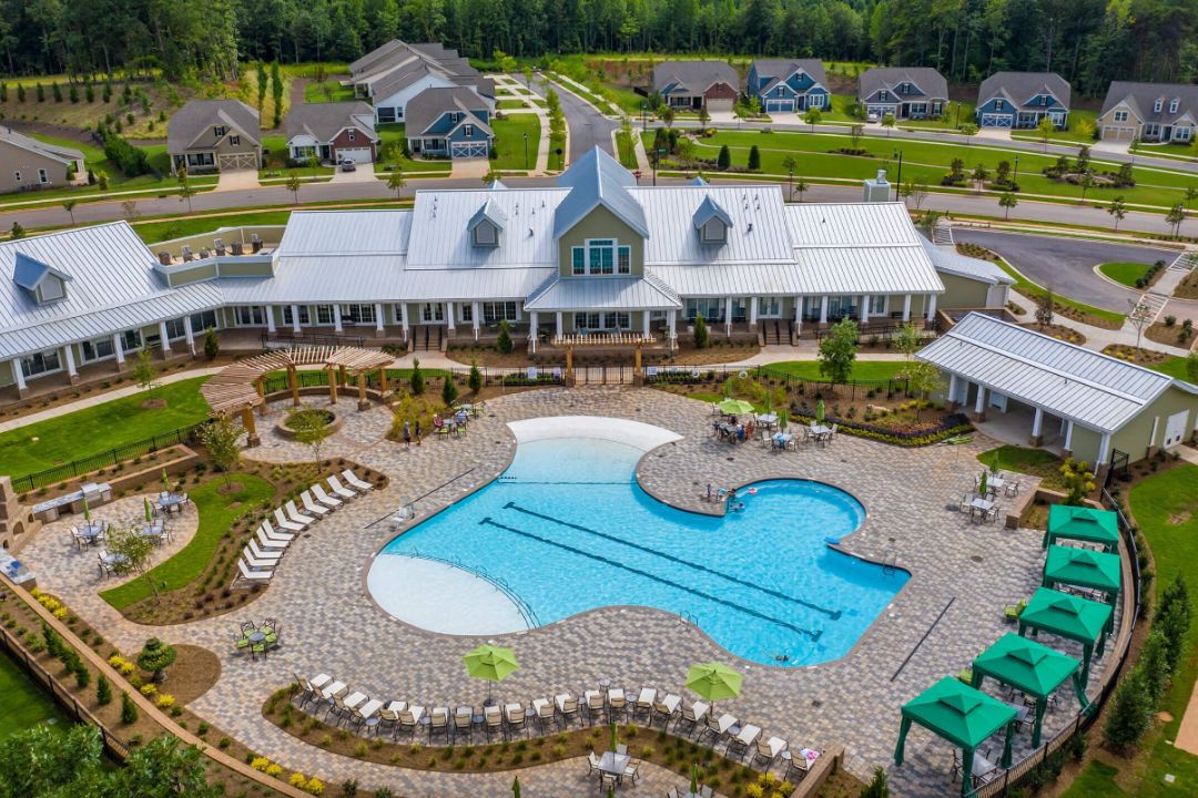 Cresswind Charlotte's aerial view of the Clubhouse