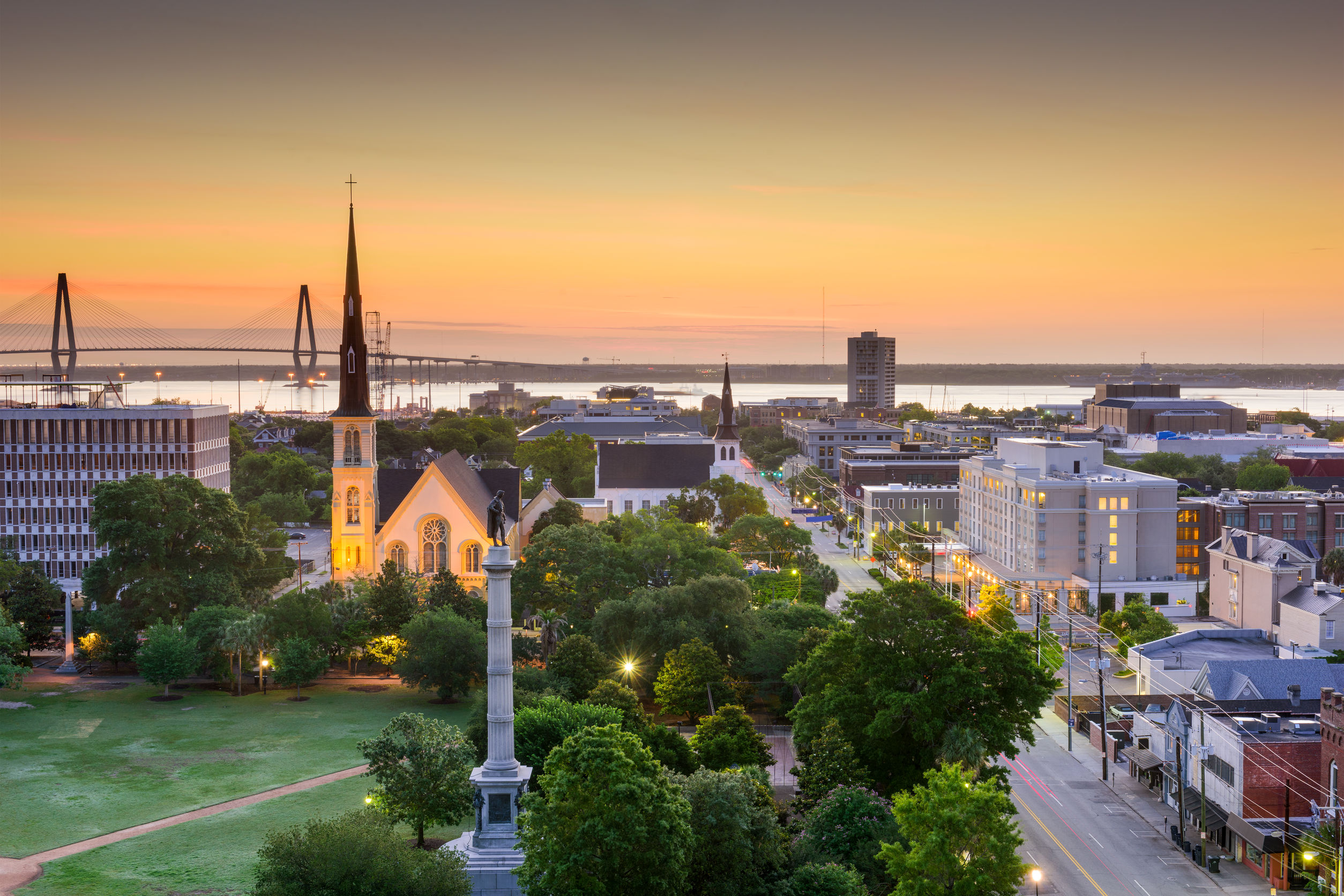 Charleston, south Carolina, USA skyline