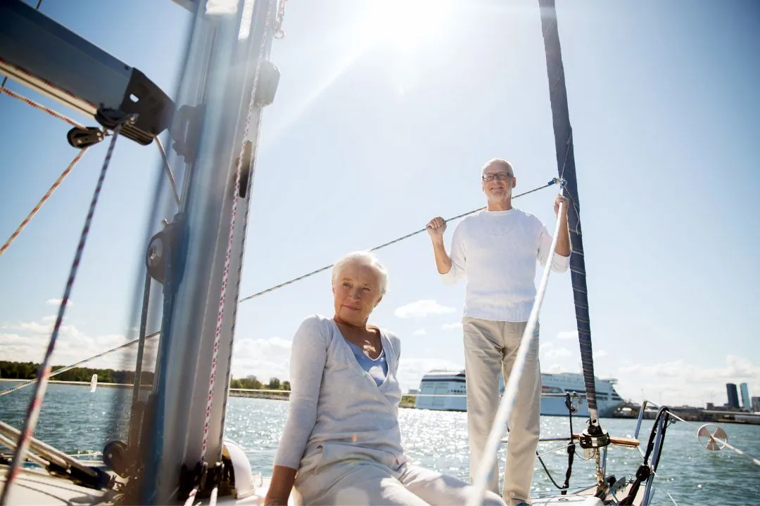 Senior Living Fabulous on their boat