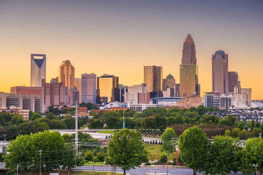 Charlotte North Carolina USA Skyline